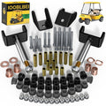 1993-UP Club Car Deluxe Repair Bushing Kit for DS, Golf Cart Front and Rear End Bushing Kit, Club Car King Ping Repair Kit, Full Set Club Car DS Front End Rebuild Kit OEM# 1016384 1015583 1016386