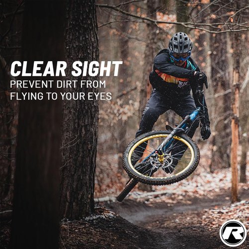 Riesel Design - Front Big bike fender For Face and Suspension Fork Protection - Secure Fit, For Enduro, Trail, All Mountain, Cross Country, Freeride, Downhill or E-MTB - Kol:Oss - Maori
