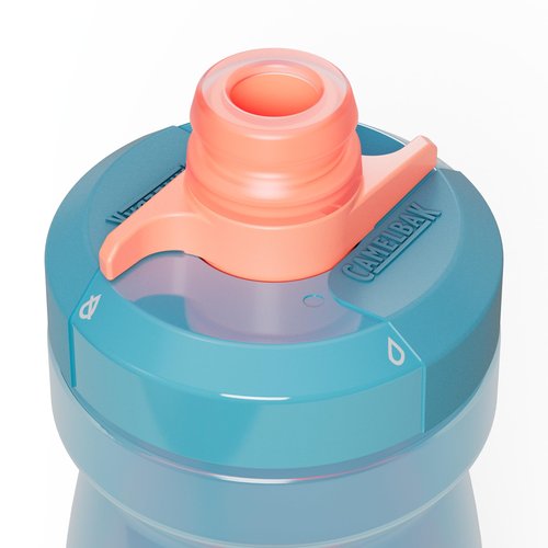 CamelBak Podium Bike Squeeze Water Bottle Mercury Teal, 21oz