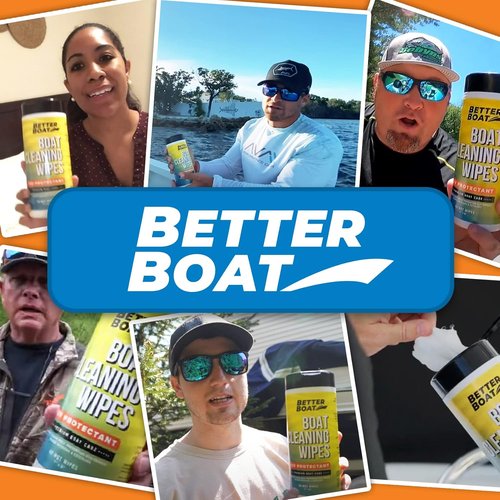 Boat Cleaner Wipes - UV Protection Marine Vinyl Cleaner for Seats, Leather, Dashboard & Interior