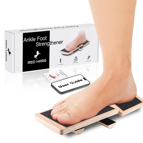 Ankle Balance Board Trainer for Athletes and Rehabilitation, Single Leg Wobble Board to Strengthen Ankles, Prevent Injuries and Enhance Sports Performance