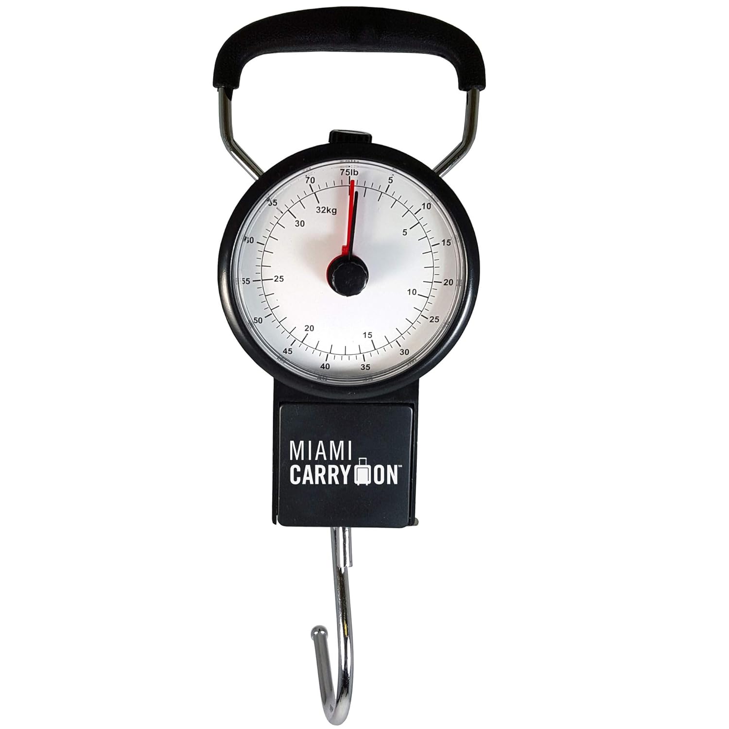 Skiennix Mechanical Luggage Scale - Accurate Weighing Up to 75 Pounds with Built-In Tape Measure