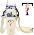 GOEWY Water Bottle Carrier Bag - Adjustable Neoprene Pouch for Stanley 40 oz Tumbler | Phone Pocket Included