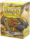 Dragon Shield | Matte Card Sleeves - 100 Count Standard Size | Smooth & Durable for TCGs | Gold