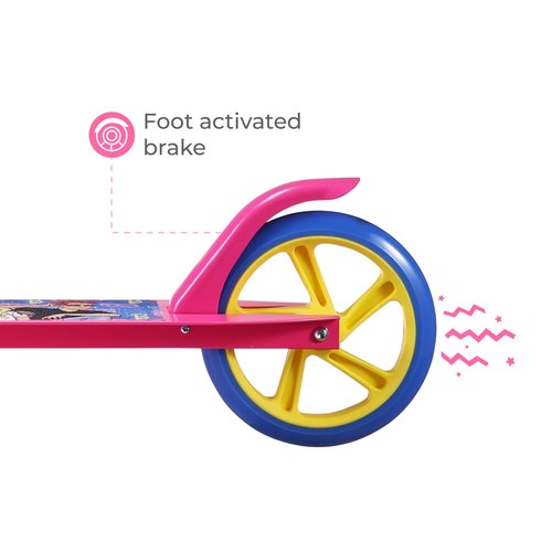 Barbie Scooter, Scooter for Kids with 200mm PU Wheels, ABEC-7 Bearings, Lightweight PP, Alum & Steel Body, Designed for Kids & Teens, Ultimate Riding Experience