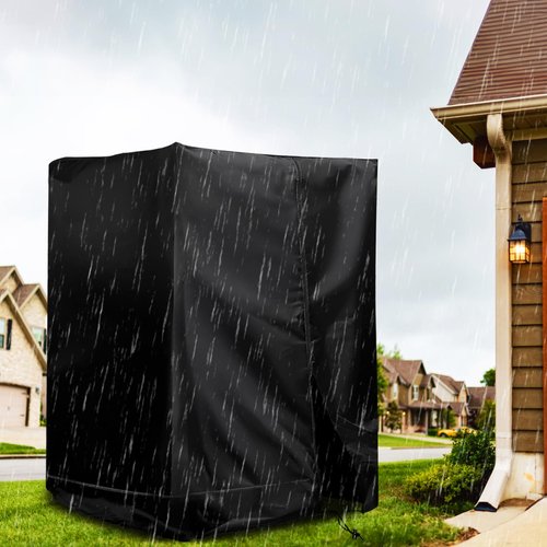 Nagpew Folding Treadmill Cover, Waterproof Treadmill Cover with Zipper, Drawstring, Storage Bag, Dust-proof Run Exercise Cardio Train Machine Protector for Home, Sport, Fitness, Indoor, Outdoor