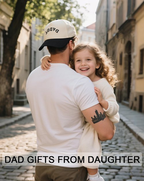 Waldeal Two Tone Vintage Daddy Trucker Hats for Men, Adjustable Snapback Dad Baseball Cap, Fathers Day Birthday Gifts from Daughter Black