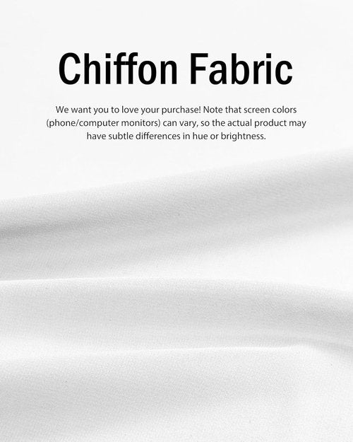 CHICGAL Sheer Chiffon Shawl - Elegant Wrap for Evening Dresses & Bridal Cover Up
