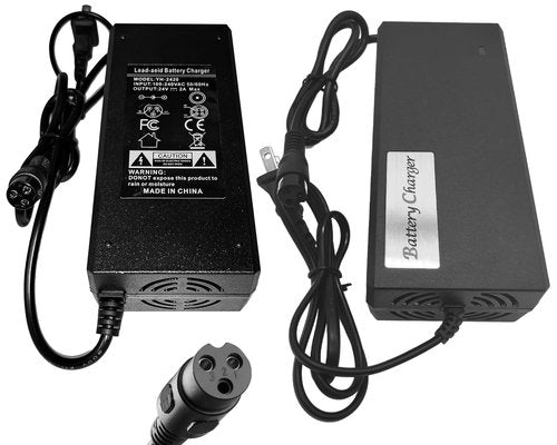 24V2A MX350 MX400 Dirt Bike Charger for Razor E100 E125 E150 E175 E200 E200S E300 E300S E500 PR200 E225S E325S, Pocket Mod, Sports Mod, and Dirt Quad, Ground Force, Mini Chopper for W13112099014