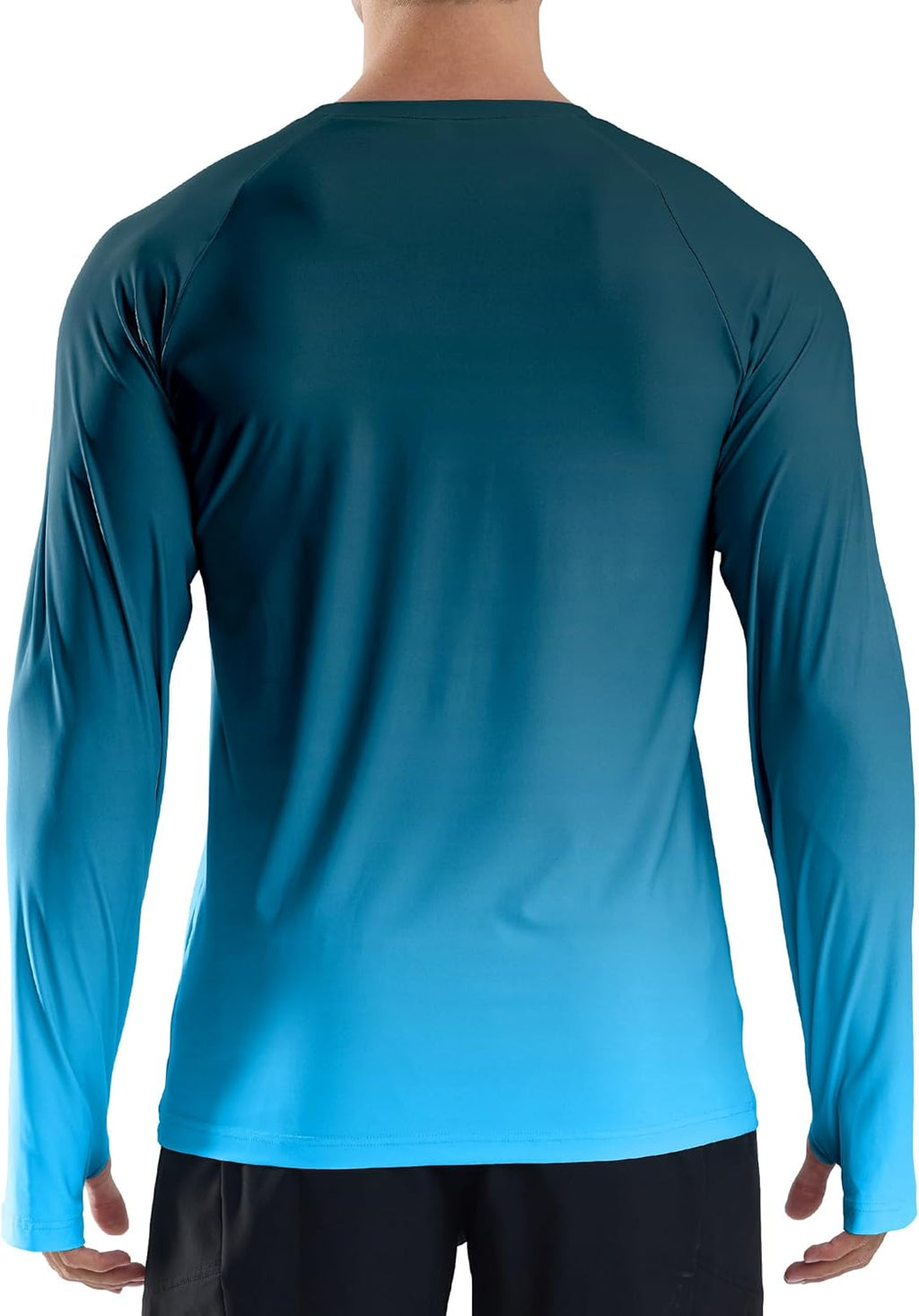 Skiennix Men's Long Sleeve Rash Guard - UPF 50+ Sun Protection Swim Shirt | Quick Dry Lightweight Top