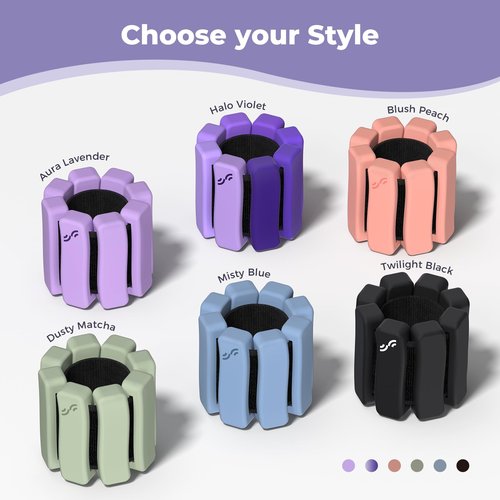 Sportneer Ankle & Wrist Weights Set of 2 (2LB Each) for Women Men Comfortable Arm Leg Weight for Pilates, Running, Walking, Workout, Yoga, Water Aerobics, Pool Exercises