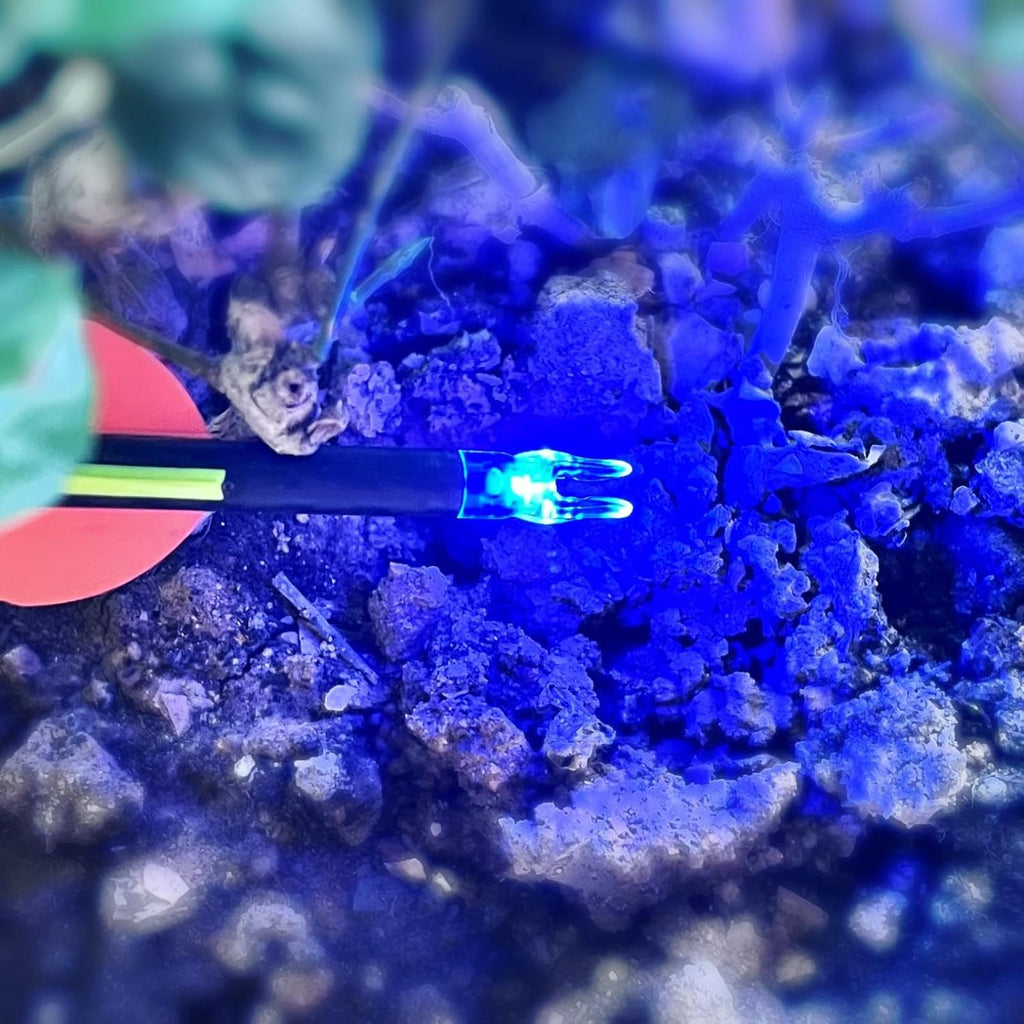 Skiennix LED Lighted Nocks for Arrows - 6PCS Set with Multiple Inside Diameters & Screwdriver Included
