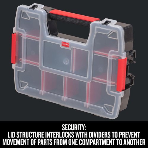 CRAFTSMAN Tool Storage Organizer - 10-Compartment Plastic Design for Easy Organization