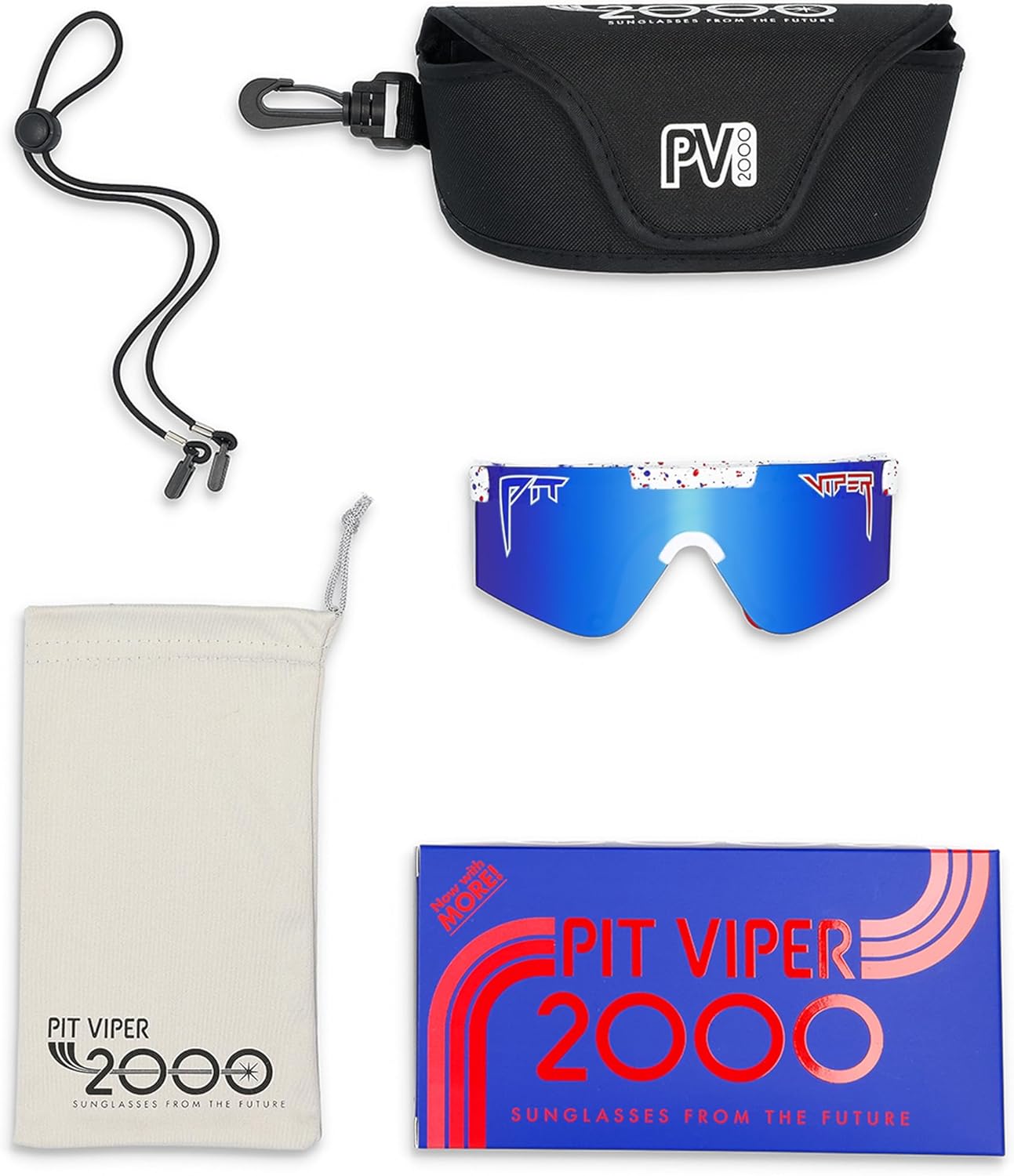 Pit Viper The 2000 Sunglasses - Stylish UV Protection with Durable Frames | Perfect for Outdoor Adventures