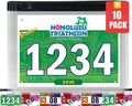 Clear Bib Boards Sleeves Protector for Runners,Race Bib Vinyl Holder,Race Bib Display Vinyl Protector Sheets, Marathon Running Bib Sheet Protector