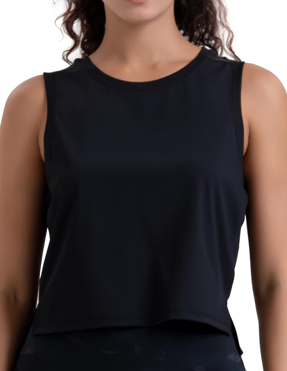 Colorfulkoala Women's Breezy Mesh Back Workout Tank - Loose Fit & Comfortable Design
