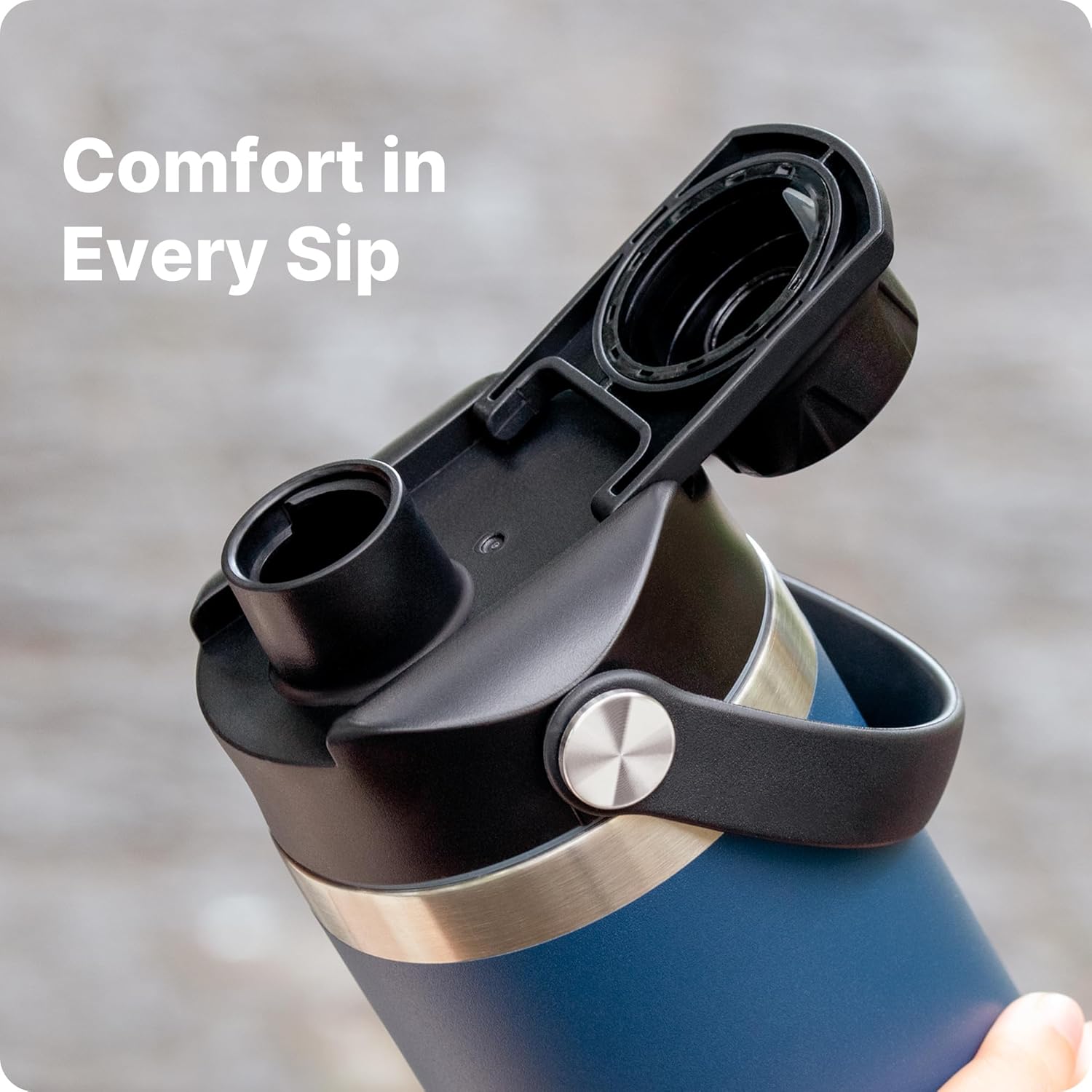 YETI Spout Lid for Rambler Water Bottle - BPA-Free Replacement Cap with Handle | Fits 18, 26, 36, 64 oz