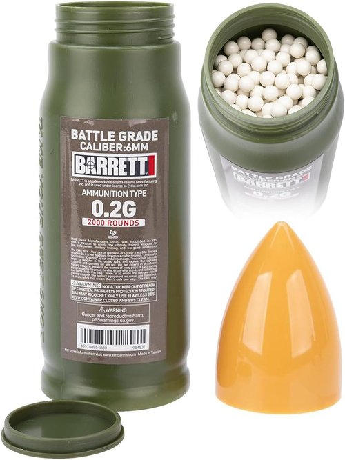 EMG Barrett Licensed 6mm Airsoft BBs - Battle Grade Precision | High Performance