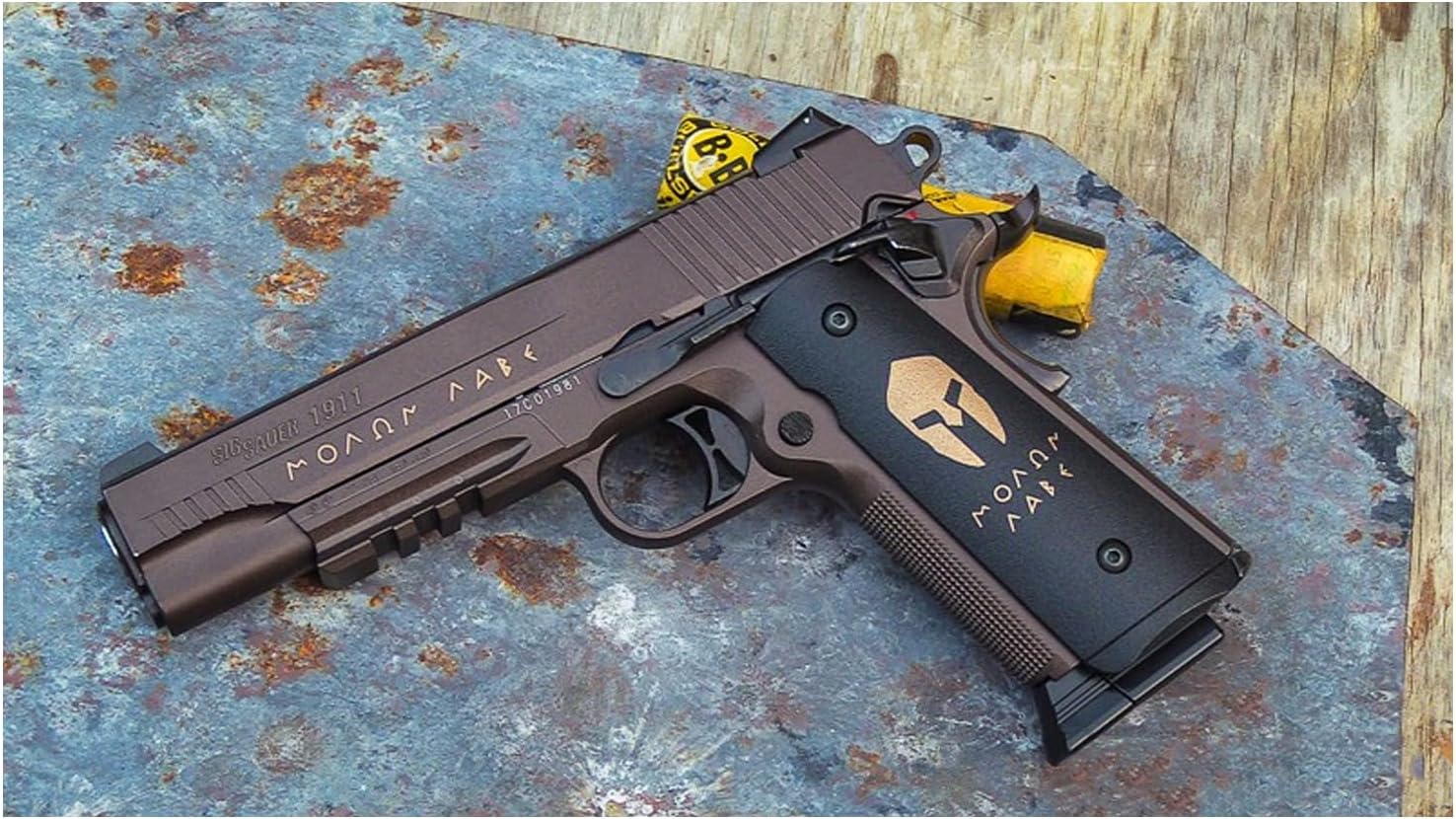 Sig Sauer 1911 Spartan CO2 Air Pistol - 4.5mm Steel BB Semi-Auto with 16rd Magazine