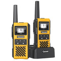 Gaswei G1pro IP67 Waterproof FRS Heavy Duty Long Range Walkie Talkies for Adults, vibrate Rechargeable 2 watt Emergency Two Way Radios, 22 Channel Walky Talky with Li-ion Battery, VOX ，USB-C (2pack)