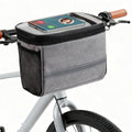 MATTISAM Bike Handlebar Bag - Front Basket with Bike Phone Mount, Bicycle Cooler Pouch Pack for Kids Girls Boys Men Women