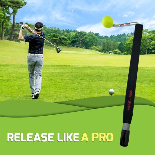 IMPACT SNAP Golf Swing Trainer & Golf Swing Training Aid for Indoor & Outdoor Golf Swing Repetition - Right Hand