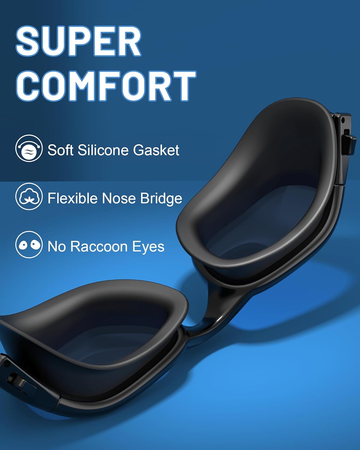 Polarized Swim Goggles by [Brand Name] - Anti-Fog, UV Protection, Wide View | Unisex Adult Size