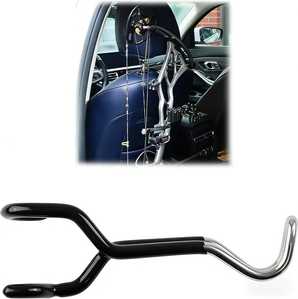 Skiennix 2-Pack Bow Hanger - Universal Headrest Mount for Truck & SUV | Quick Tool-Free Installation