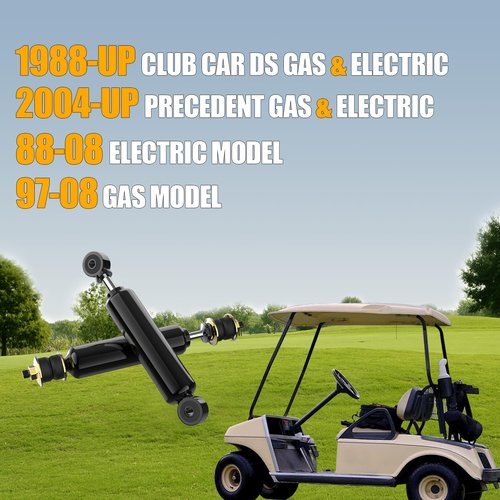 Enekerp Club Car Front and Rear Shock Absorbers Kit, Golf Cart Shocks Fit Club Car DS (1988-UP) Gas&Electric, Precedent (2004-UP) Gas&Electric Models, Set of 4, OEM# 1014235 1014236