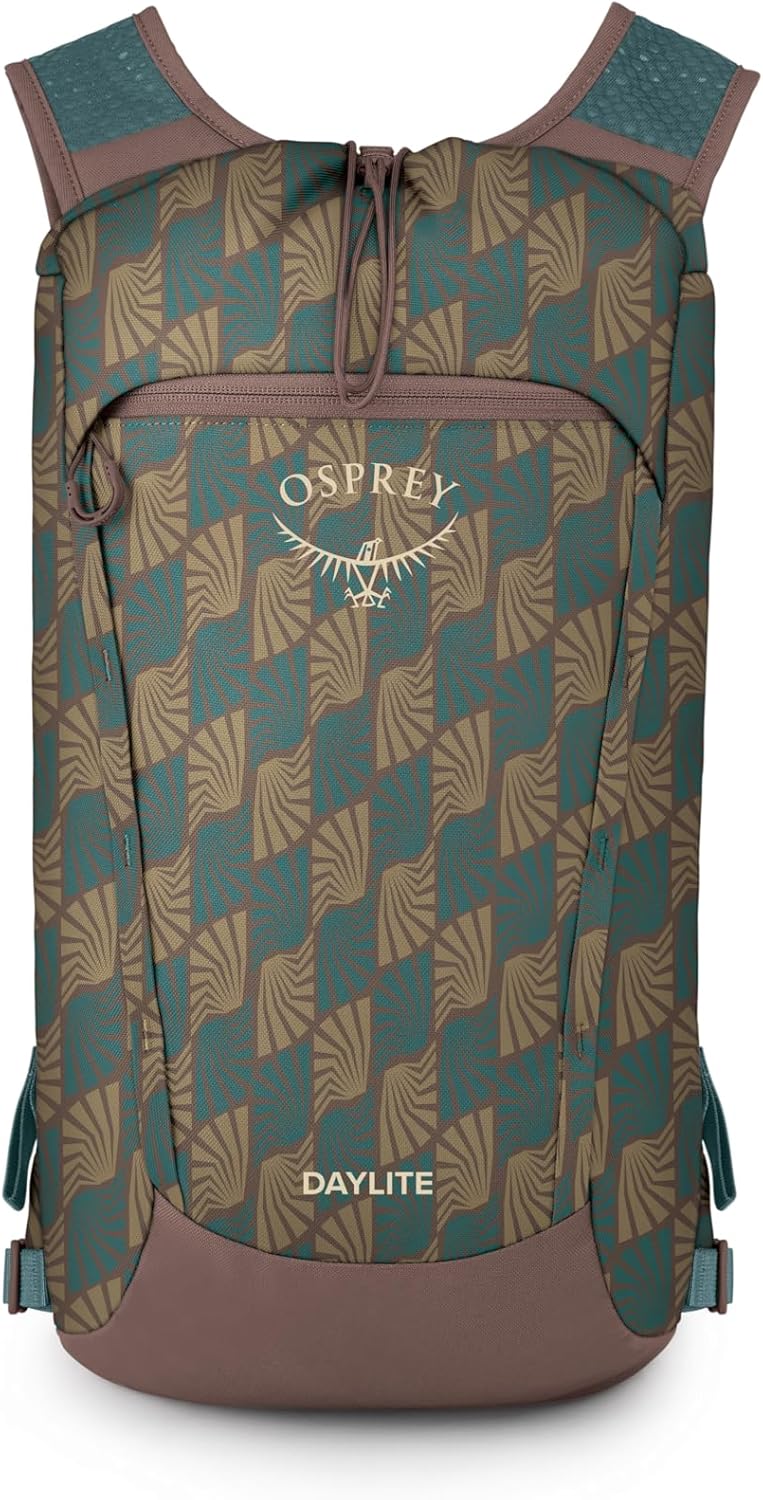 Osprey Daylite Cinch Backpack - Kazuma Print in Magma Brown | Versatile & Lightweight Design