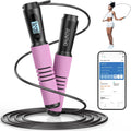 RENPHO Smart Jump Rope - Tangle-Free Skipping Rope with APP Data Tracking & Adjustable Length for Men & Women