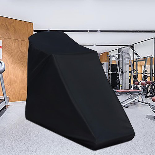 ZUDKSUY Unfolded Walking Treadmill Cover 210D 78.7x37.4x59.1 Oxford Fabric Waterproof Cover Black Walking Pad Cover in Non-Folded Condition(Non-Folding)