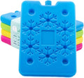 BLUE ELE Reusable Ice Packs - Slim & Lightweight Freezer Packs for Lunch Boxes | 4 Pack, Multi-Colored