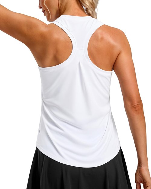 G Gradual Women's Racerback Workout Tank Tops - Loose Fit Sleeveless Athletic Yoga Shirts