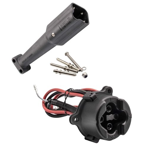 48V 3-Pin Battery Charger Plug Connector Kit and 48-Volt Charger Plug Receptacle for Yamaha Drive G29