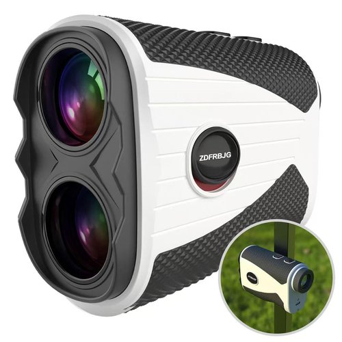 Golf Rangefinder with Slope 1200 Yards Laser Range Finder Golfing with Flag Pole Locking Vibration, 7X Magnification Rechargeable Laser Range Finder Distance Measuring with High-Precision