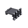 Low Profile Tactical Picatinny/Weaver 90 Degree Angle Mount, 1.37" Long with 3 Slots