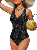Holipick One Piece Swimsuit - Tummy Control & Push-Up Design for Full Coverage | Slimming Swimwear