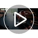 Black AIRHOP 24 Sq Ft Interlocking Rubber & EVA Foam Gym Floor Tiles, 6-Pack