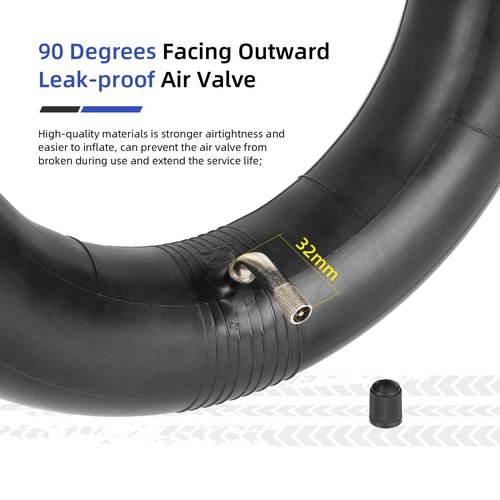 Ulip 100/65-6.5 scooter vacuum tire with 90/65-6.5 inner tube for VSETT 11+ Zero 11X Dualtron for 11 Inch Electric Scooter Tubeless Tire front rear wheels (1 tire and 1 inner tube)