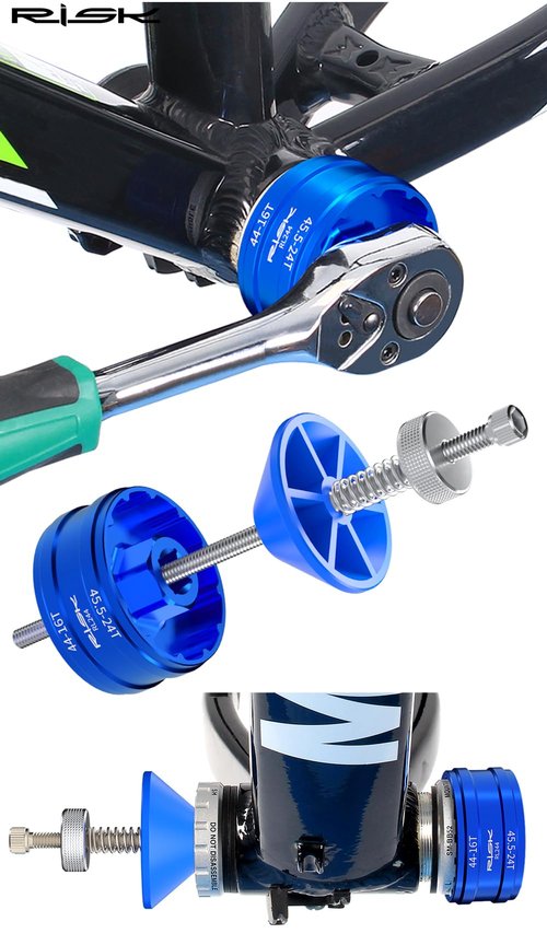 CYCEARTH Bike Bottom Bracket Tool Installation Remover Repair Cups for Dub,BB52,RS500,BBR60,BBR9100,MT800 etc (RL244-(BB44- BB45.5)