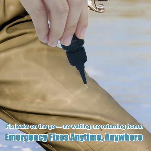 Eupheng UV Wader Repair Glue - Instant Sunlight-Curing Sealant for Waterproof Fishing Waders | Flexible & Durable