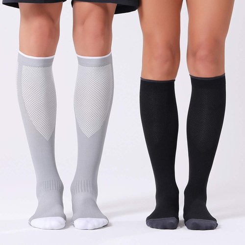FITRELL Compression Socks - 20-30mmHg Circulation Support for Men & Women | 3 Pairs