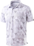 Skiennix Men's Golf Shirt - Short Sleeve Moisture-Wicking Polo | Lightweight Casual Fit