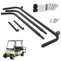 10L0L Golf Cart Front Roof Strut Brackets for Club Car DS (84-99) with Steel Screw Bushings Repair Kit, Heavy Duty Strut Support Reinforcement Repair