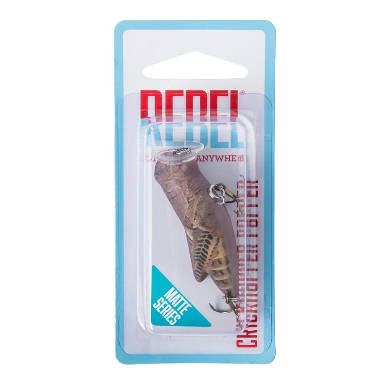 Rebel Crickhopper Popper – Matte Brown +1.75"