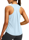 Skiennix Women's Racerback Workout Tank Tops - Sleeveless Loose Fit for Yoga & Gym Activities