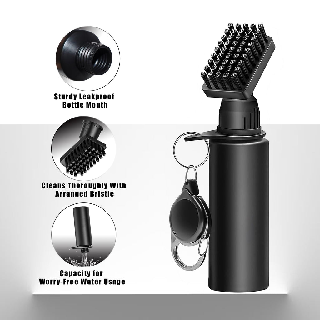 PUWENHAN 3 Pack Golf Towel with Golf Club Brush Cleaner Set with Water Bottle –Golf Accessories Gift Set for Men & Women, Cleaning Kit for Clubs & Balls Cleaning Brush Tools Gifts for Golfers
