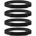4 Pack Headlamp Strap Replacement Headband, Elastic Headlight Strap Replacement for Black Diamond, Petzl, Energizer, Pelican, Fenix Headlamps 1”, Adjustable Width Comfortable Band (Silicone Anti-Slip)
