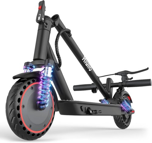 Electric Scooter by [Brand Name] - 350W-500W Motor, 9-22 MPH, 10-41 Miles Range, Dual Suspension & Braking
